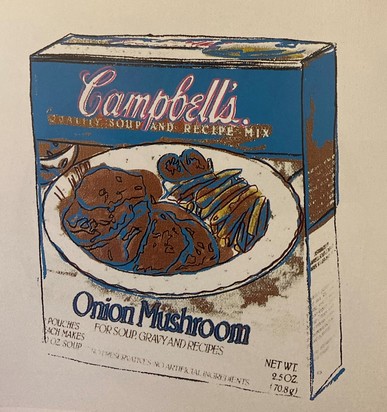 Campell's Soup: Onion Mushroom, 1986