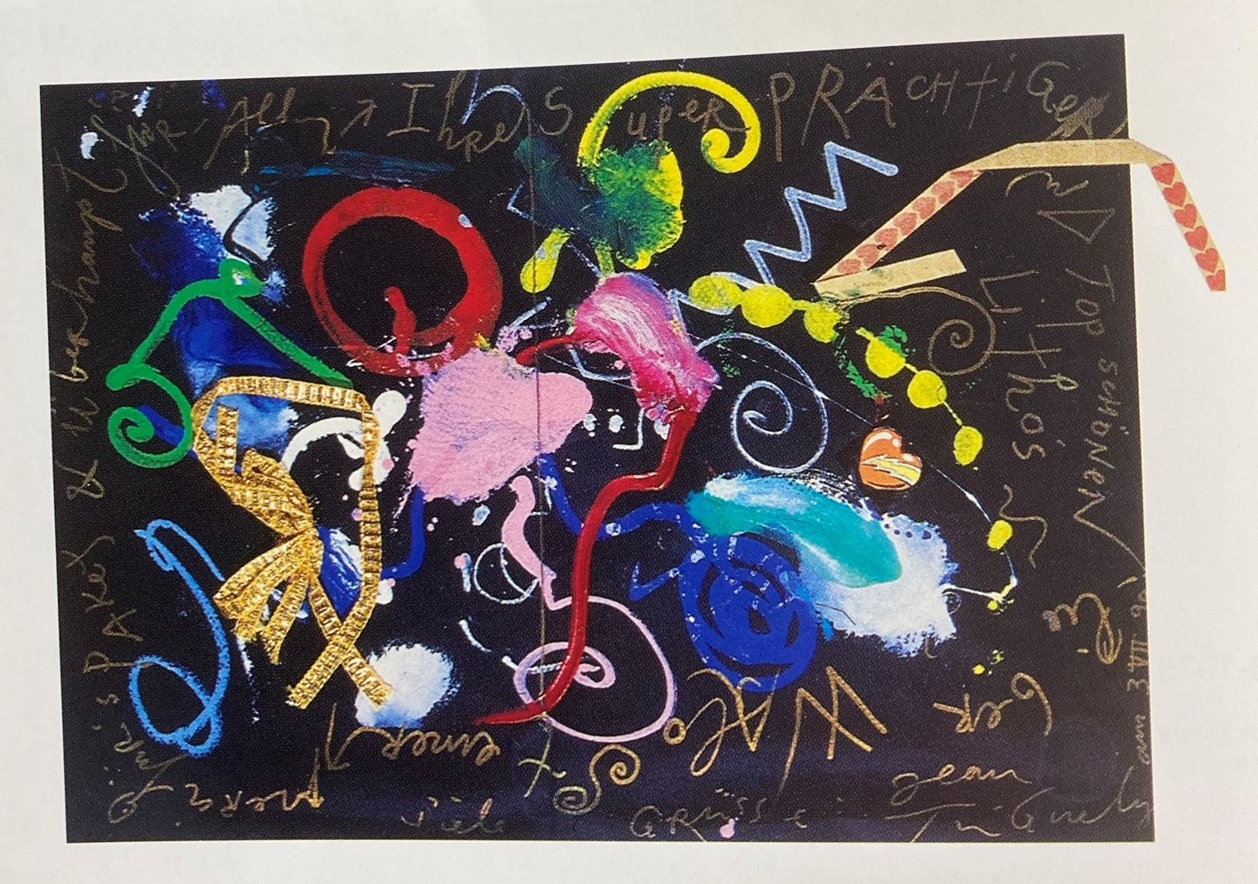 Jean Tinguely, Lieber Walo ..., 1990