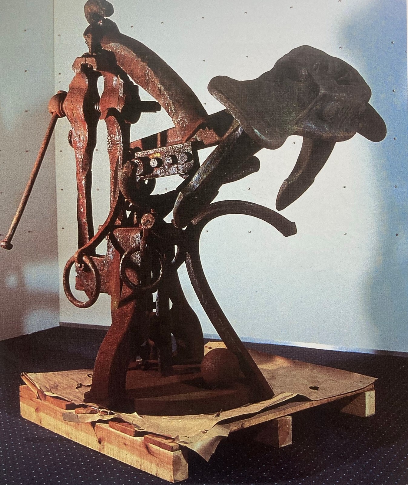 Bernhard Luginbühl, Anker Kopf, 1981-1990