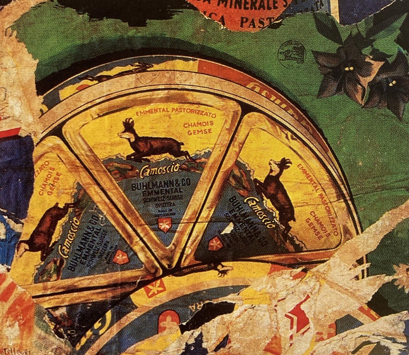 Mimmo Rotella, Chamois Gemse, 1961