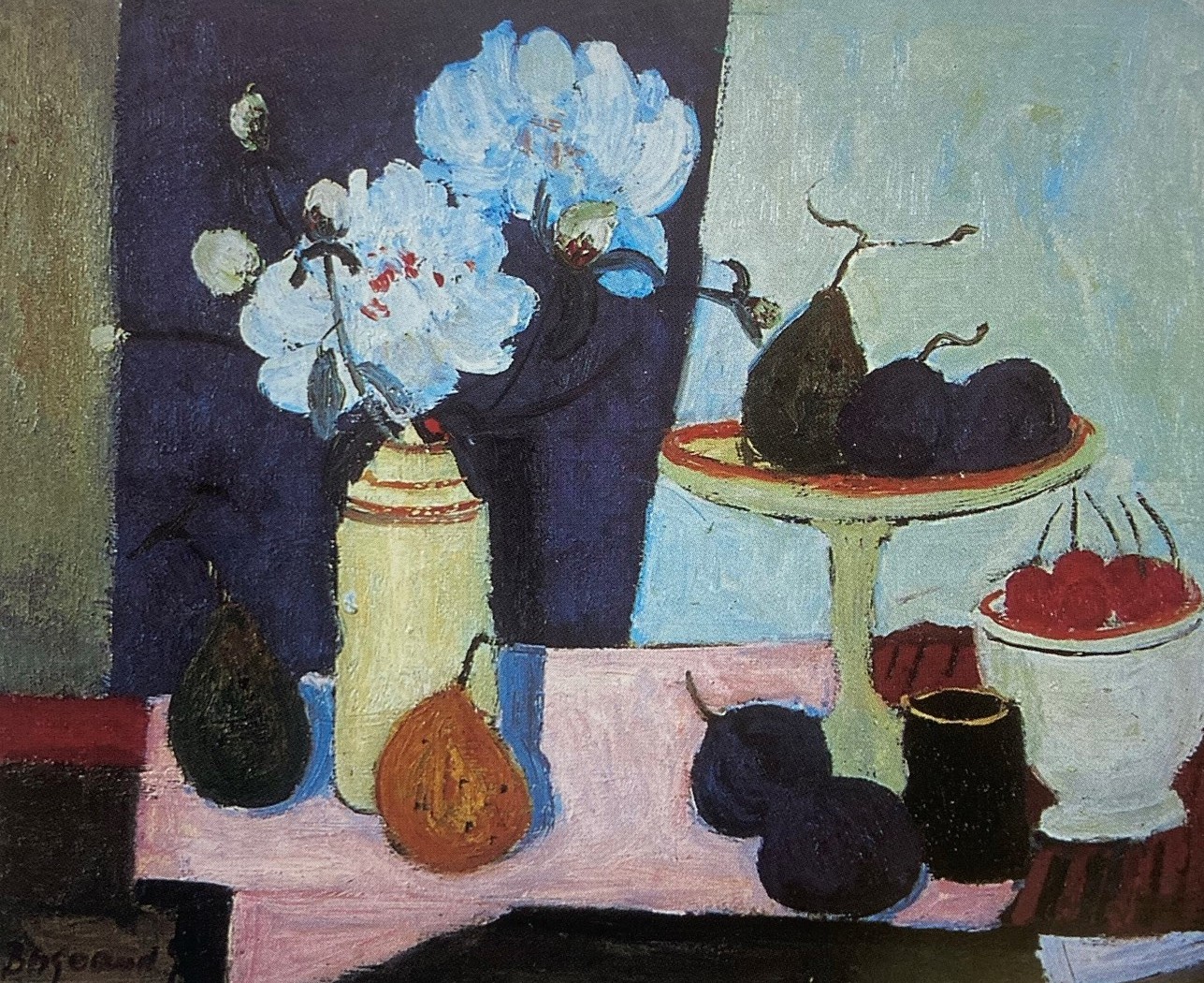Georges Borgeaud, Les Pivoines, 1974