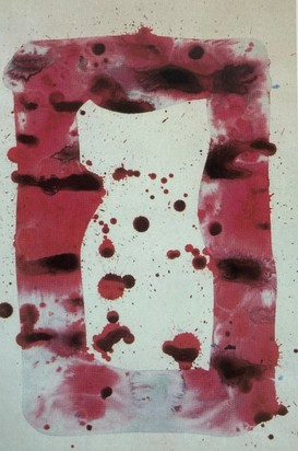Composition in Bordeaux and Blue, 1980