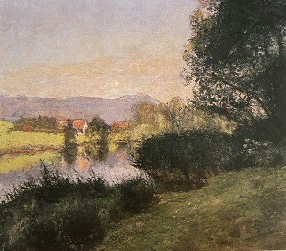 Bergweiher auf dem Horgenerberg mit Albis