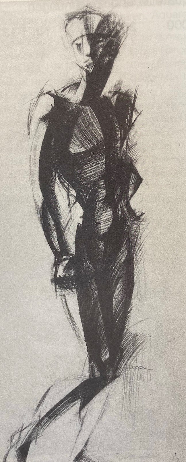 Johannes Itten, Stehender Jüngling, approx. 1919