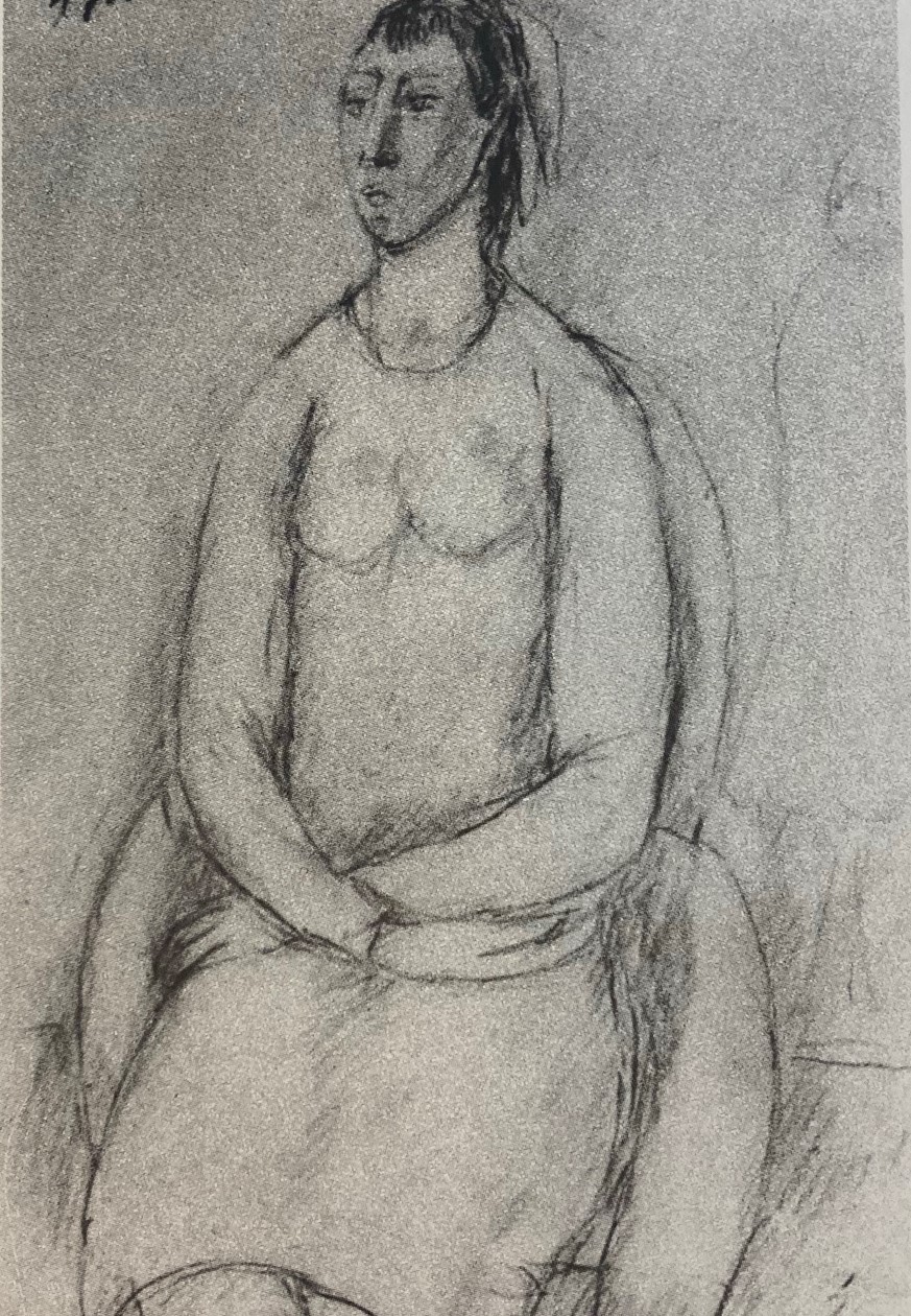 René Auberjonois, Femme assise
