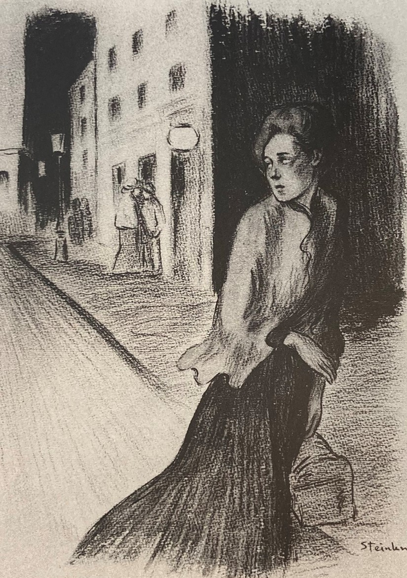 Théophile Alexandre Steinlen, Jeune femme