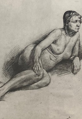 Femme couchée