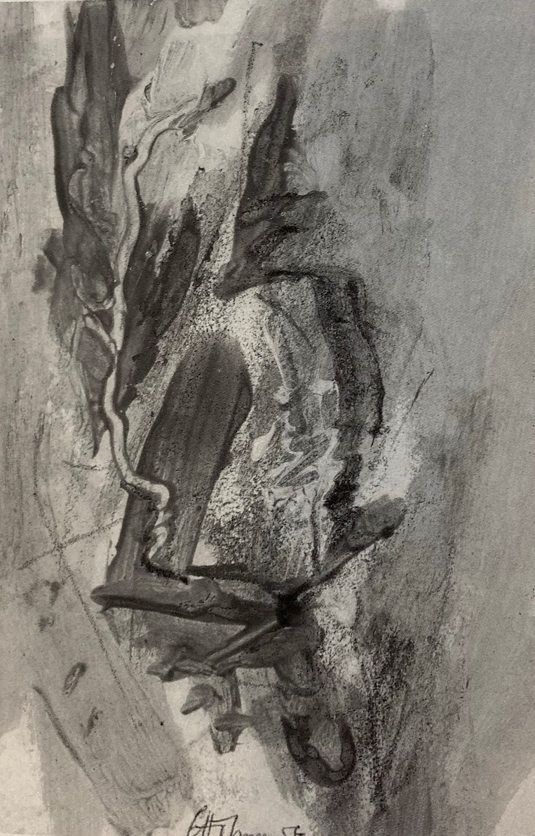 Gerhard Hoehme, Untitled, 1956