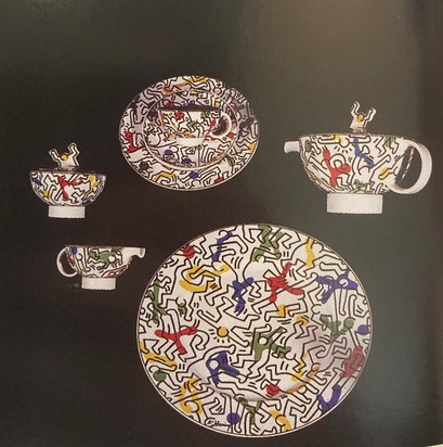 6-teiliges Gedeck "Spirit of Art", 1991 von Villeroy & Boch.