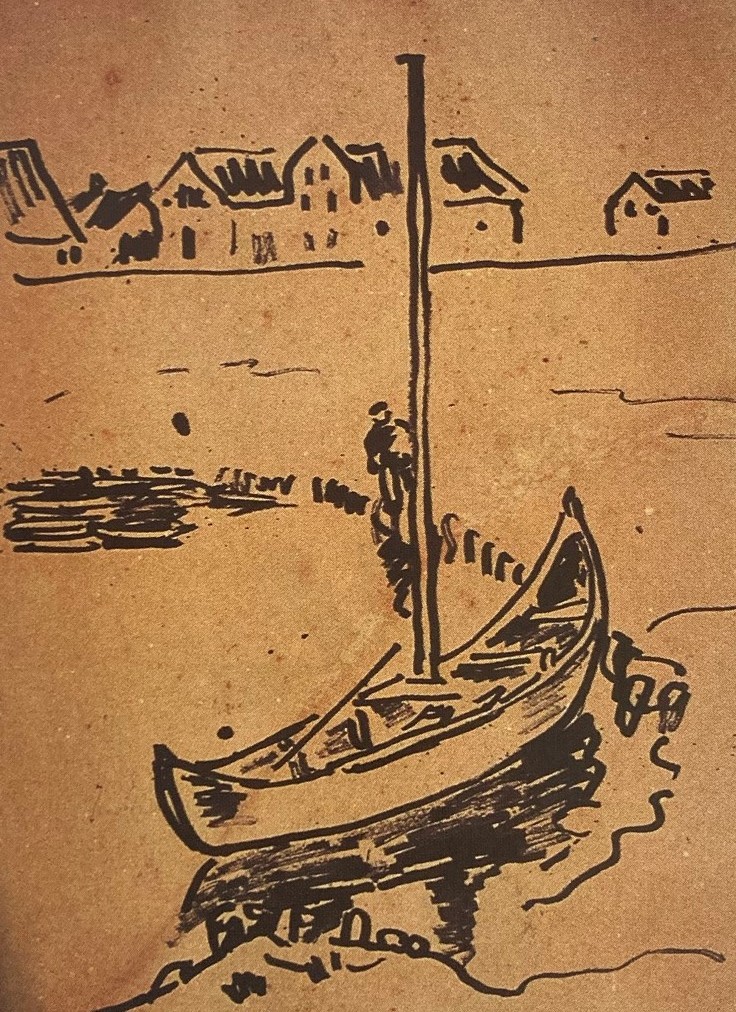 Max Pechstein, An der Minge - Beim Kurischen Haff/Ostpreussen, 1909