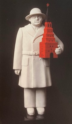 Bureaucrat with the Kremlin tower, aus "Birth of a Hero", 1986-89