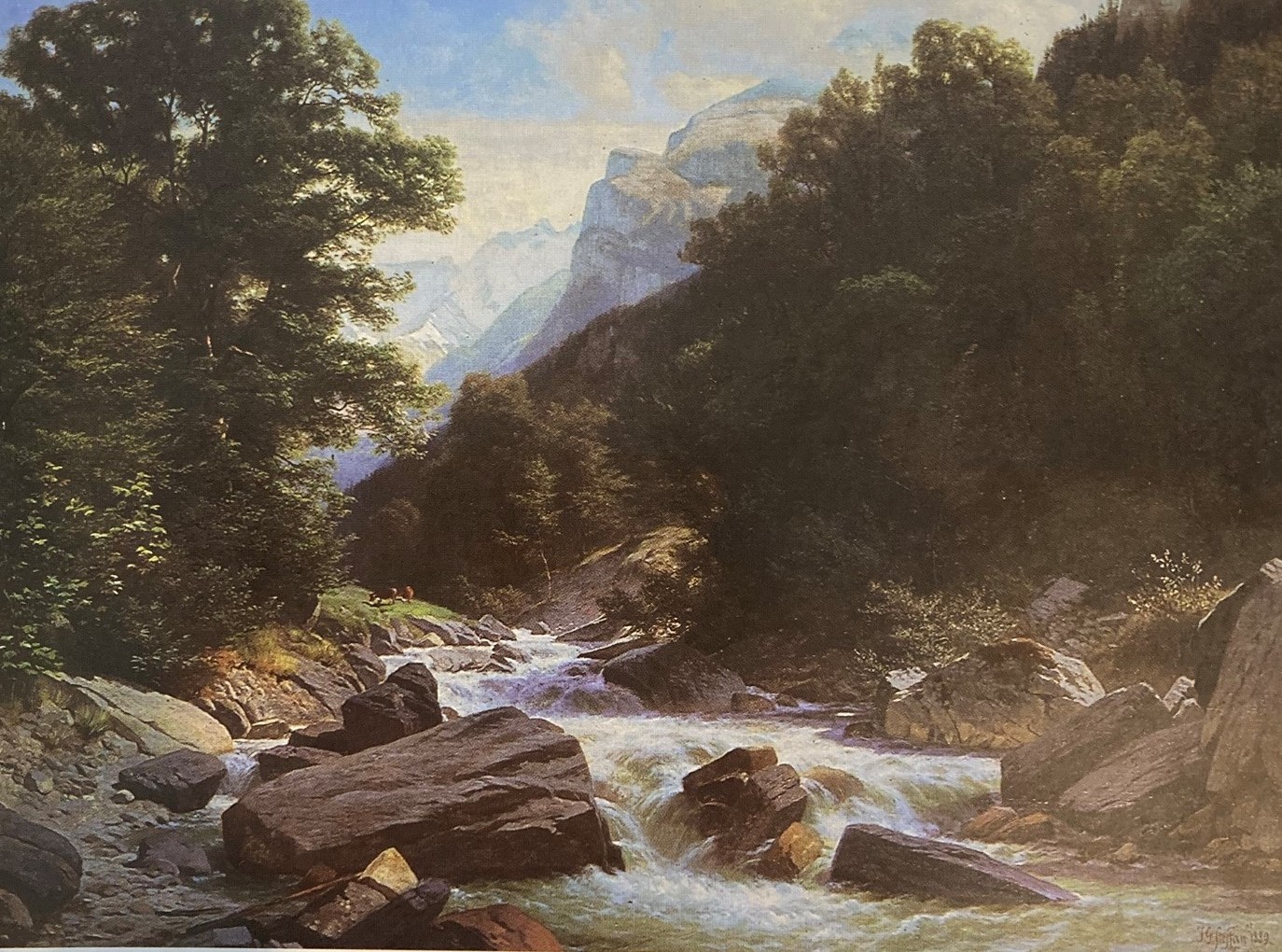 Johann Gottfried Steffan, Tschingelbach bei Elm, 1889
