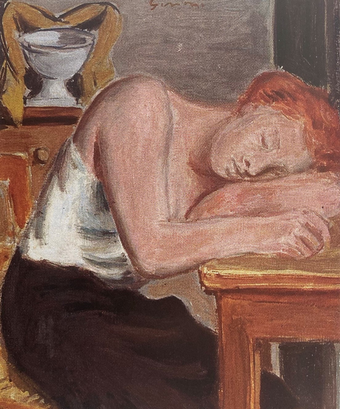 Wilhelm Gimmi, La dormeuse, 1946