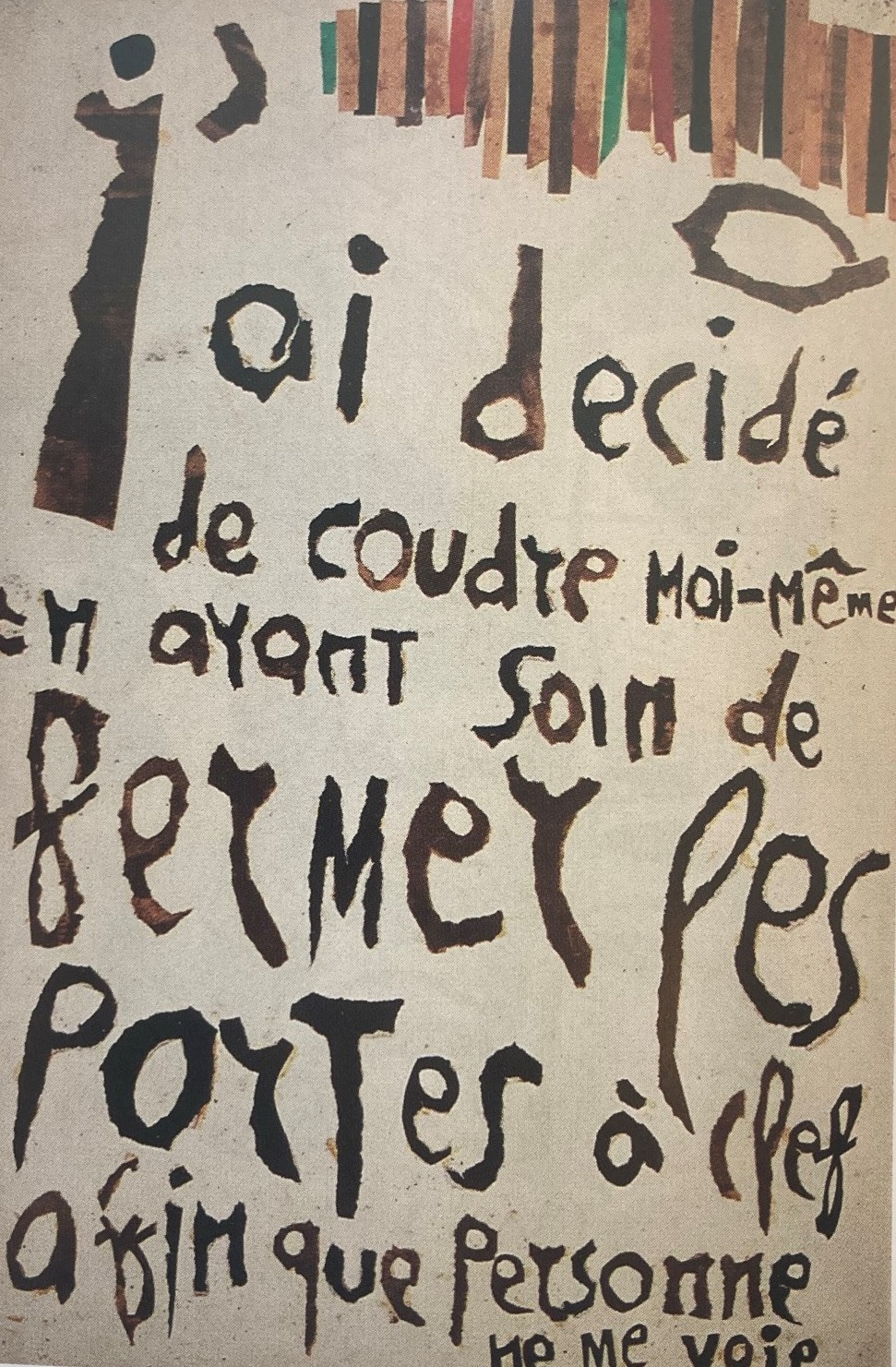 André Lanskoy, J'ai decidé de coudre moi-même..., aus "N. W. Gogol Aufzeichnungen eines Wahnsinnigen"