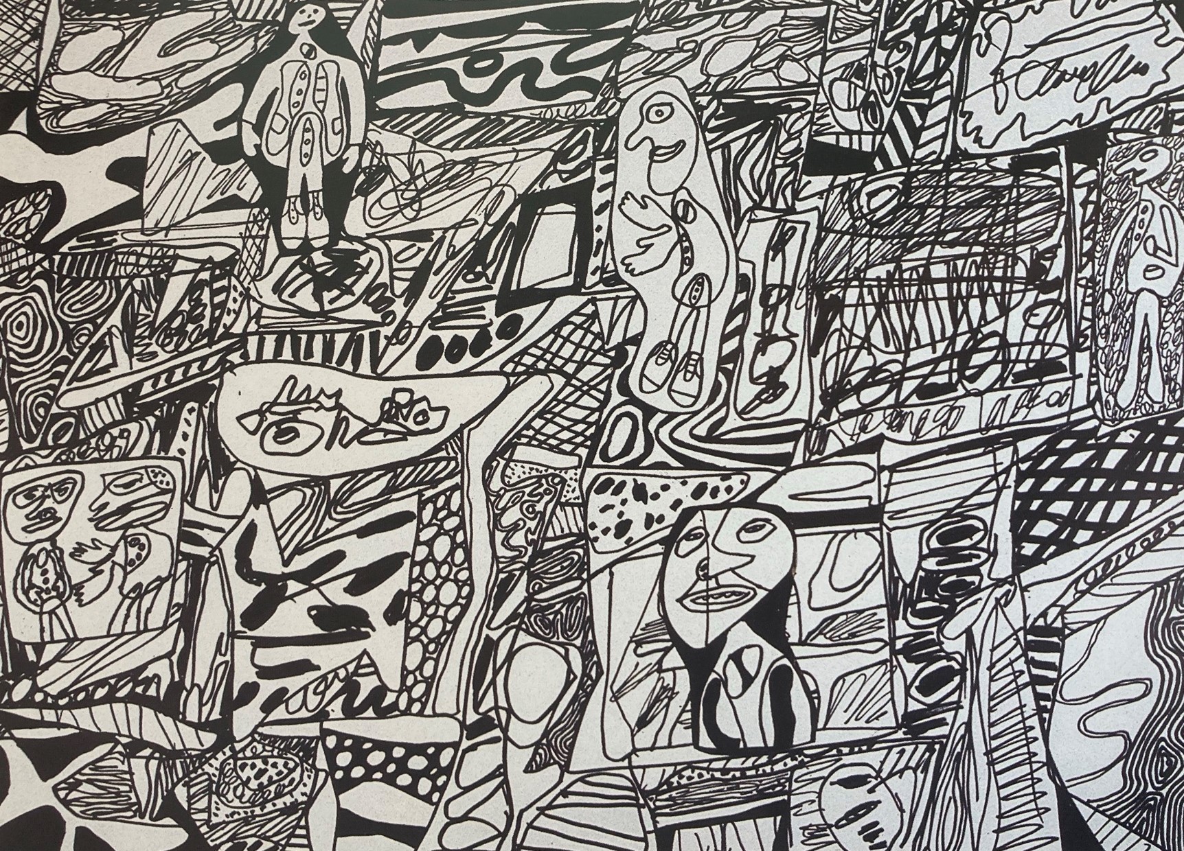 Jean Dubuffet, Mémoration VI, 1978