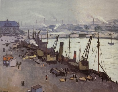 Le port de Boulogne sur Mer, 1930