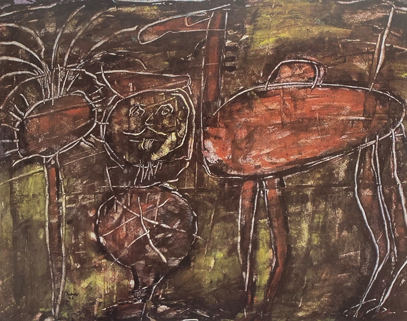 Jean Dubuffet, Arabe et chameau, 1948