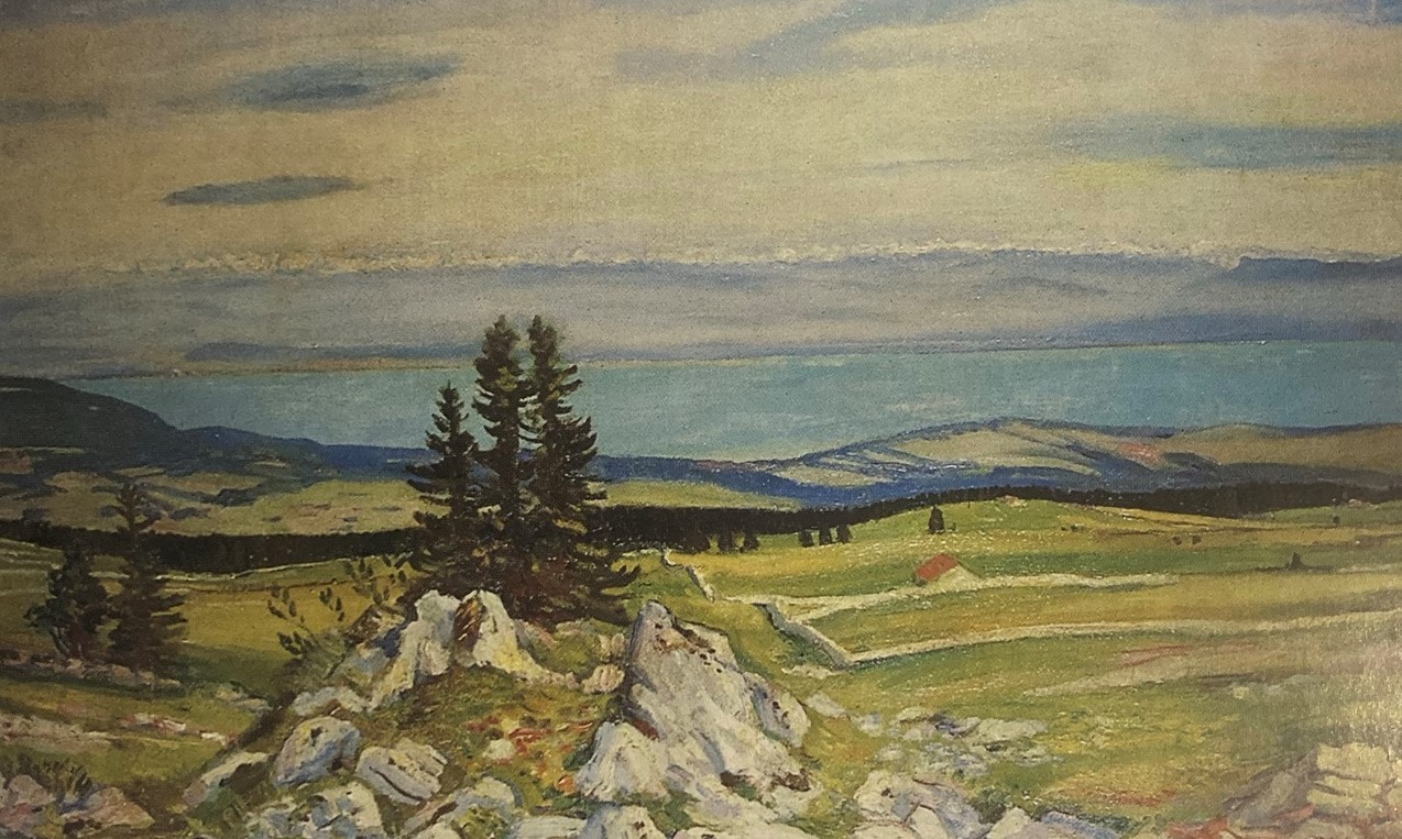 Charles L' Eplattenier, Mont Racine et Alpes, 1941