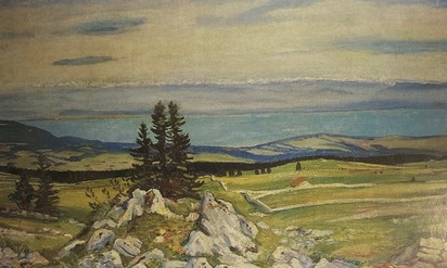 Mont Racine et Alpes, 1941