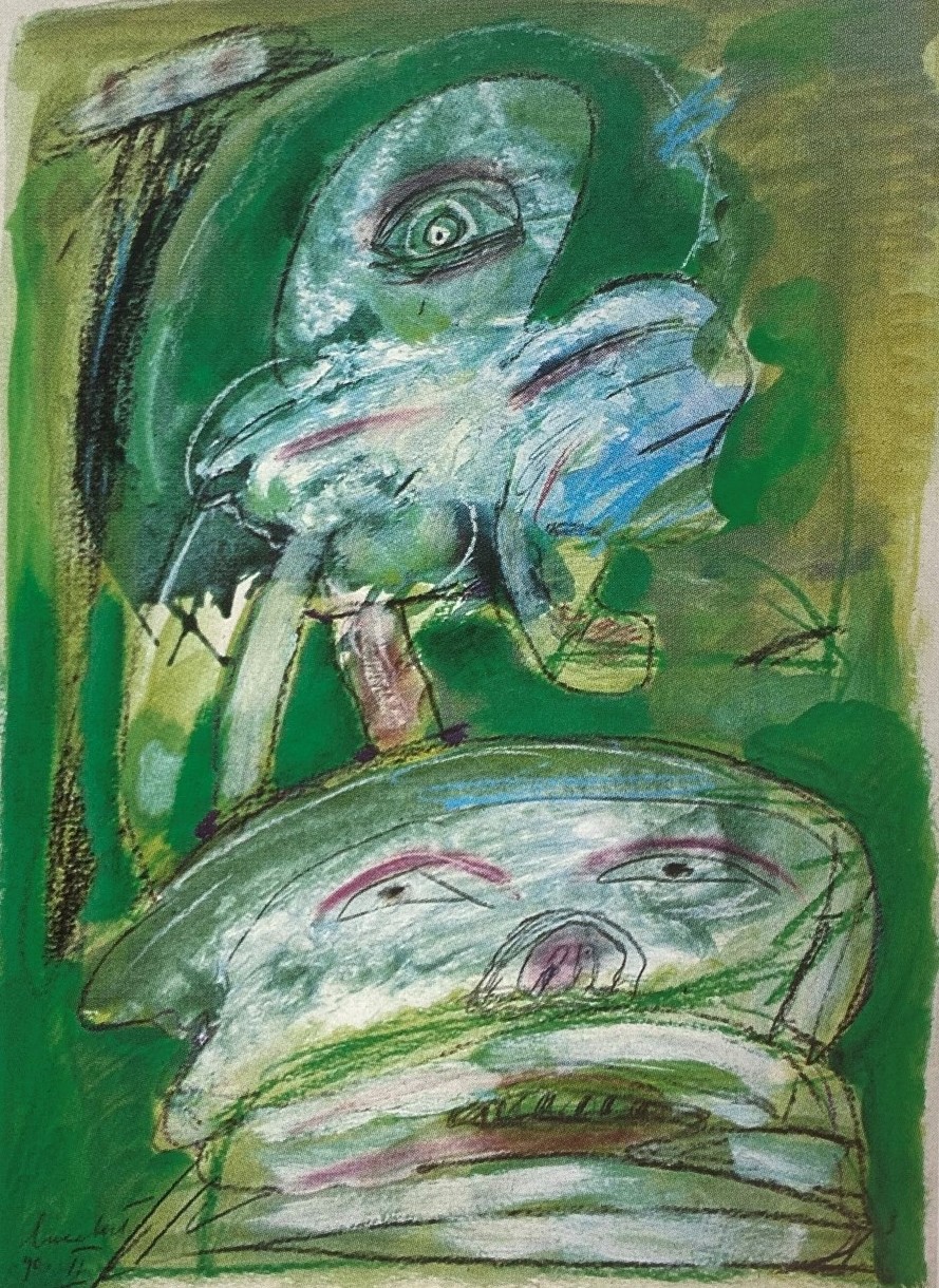 Lucebert, Composition, 1990