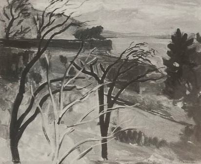 Paysage du Léman (Chexbres), 1943