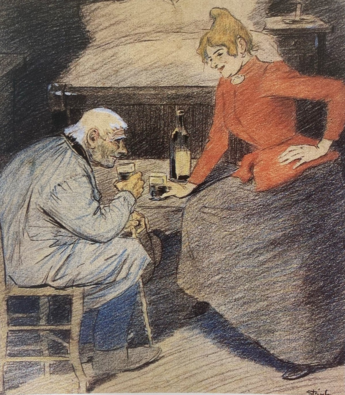 Théophile Alexandre Steinlen, Un p'tit remontant