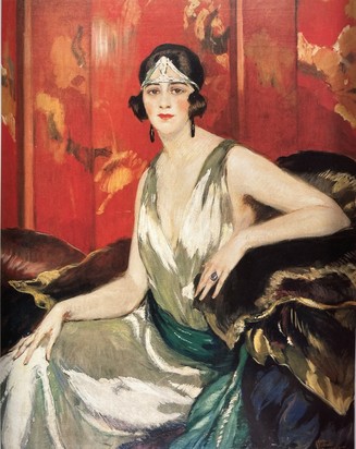 Femme assise au diadème, 1921