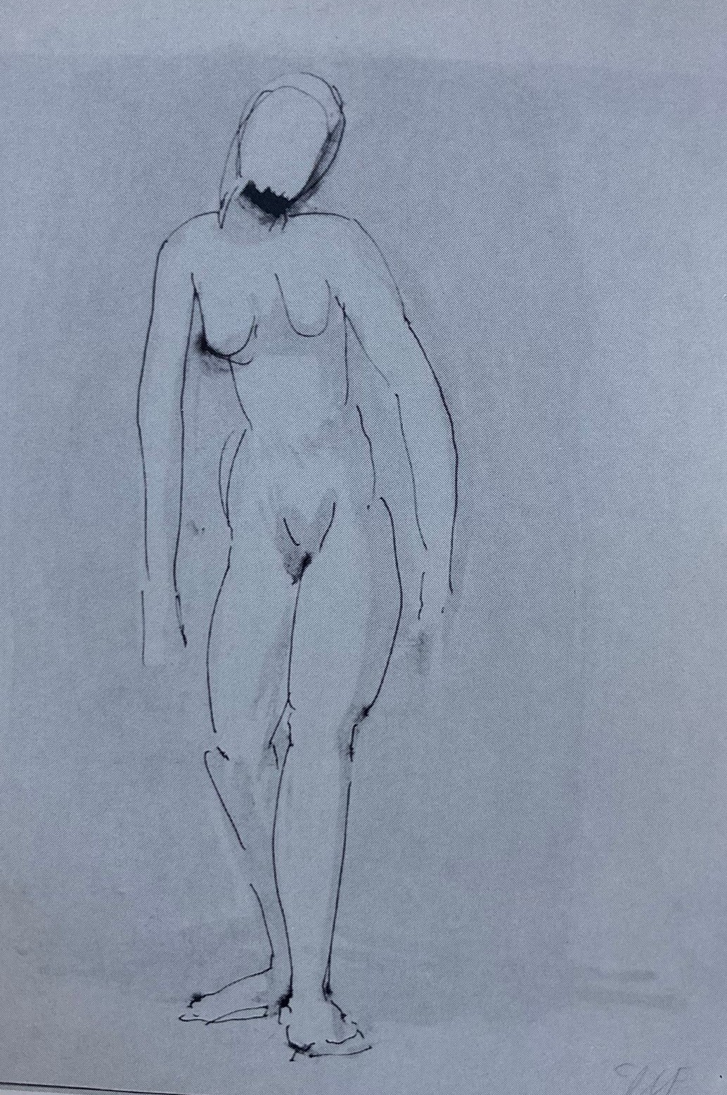 A.R. Penck, Frauenakt