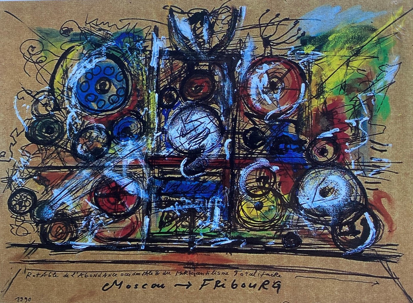 Jean Tinguely, Moscou - Fribourg, 1990