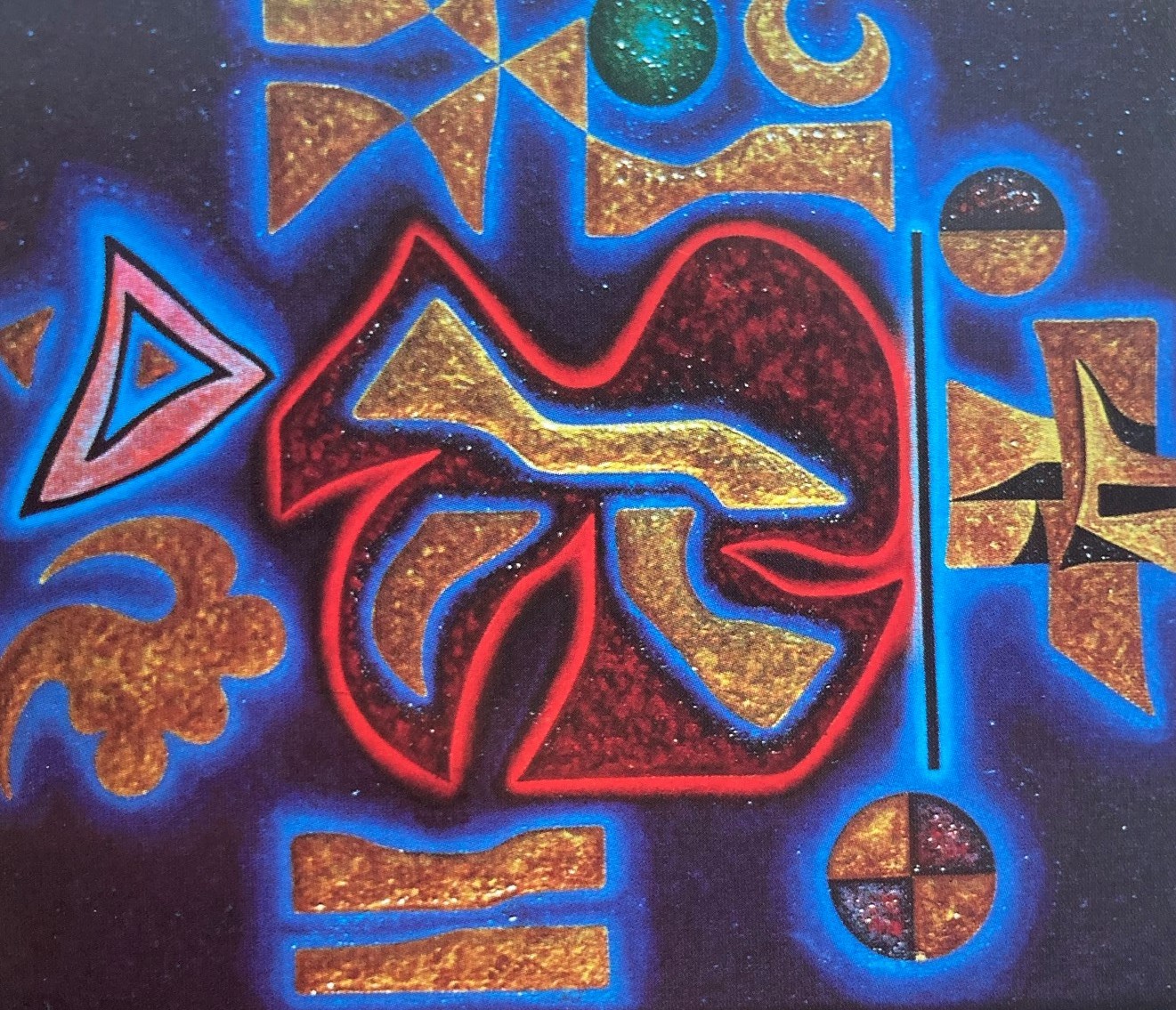 Otto Nebel, Weihgabe in Urblau, "U 511", 1954