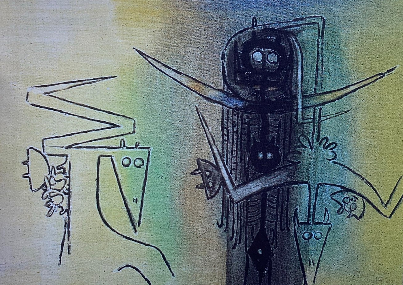 Wifredo Lam, Composition, 1971