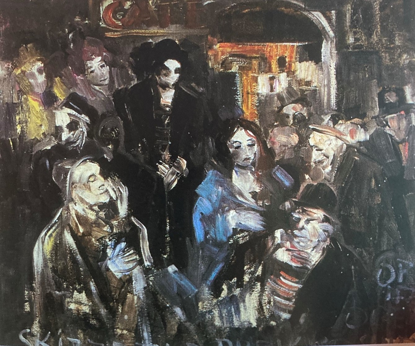 Otto Bachmann, Skizze zur Dreigroschen Oper, 1947