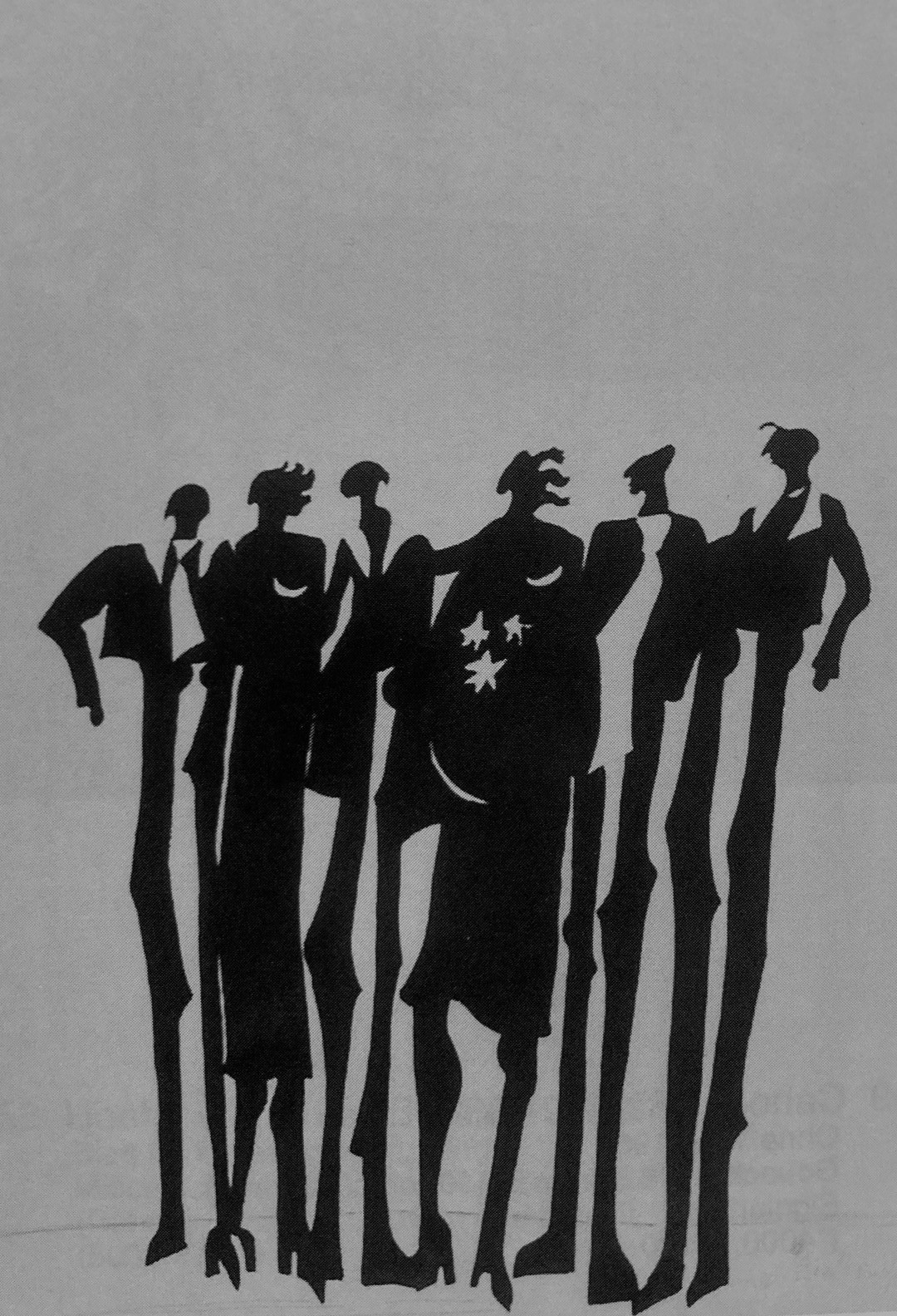 Kurt Laurenz Metzler, Group of figures, 1981.