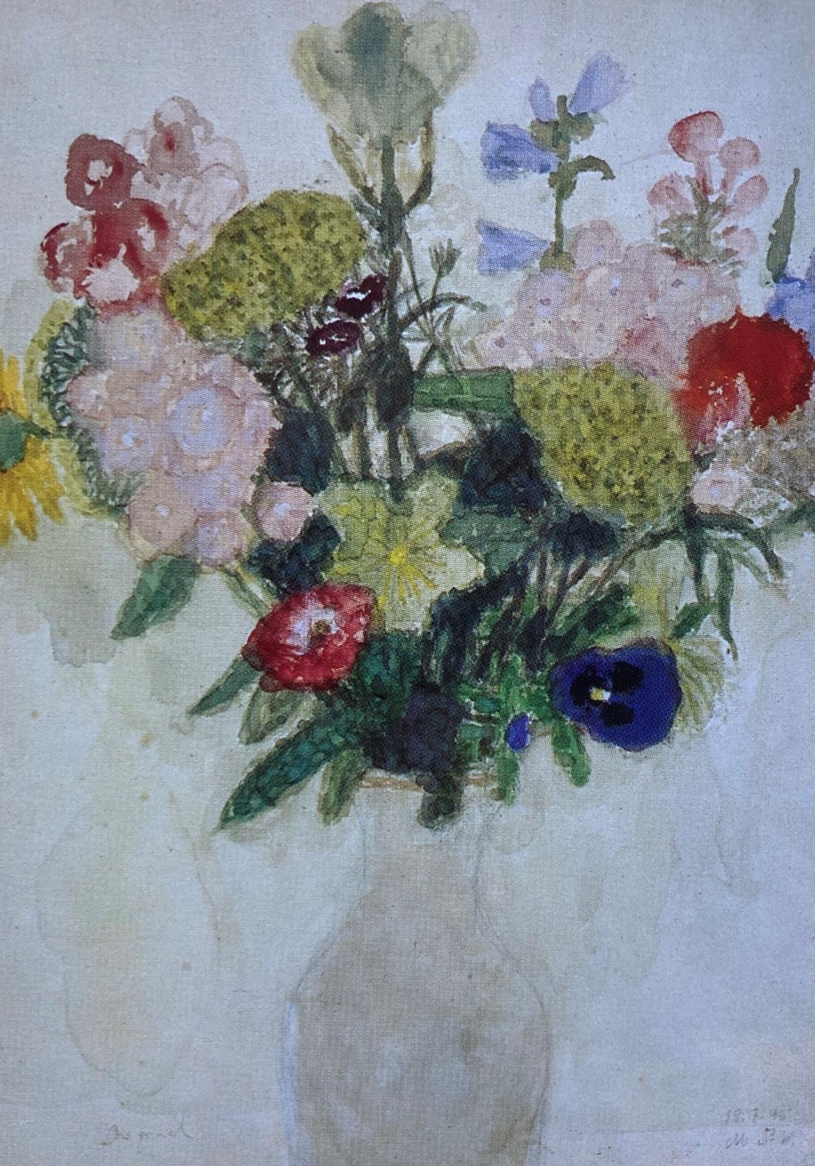 Max Peiffer-Watenphul, Still Life Bouquet of Flowers, 1945