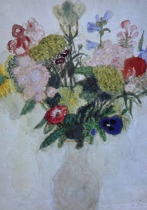 Still Life Bouquet of Flowers, 1945