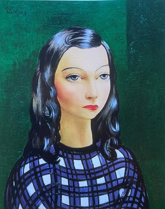 Jeune femme brune aux cheveux longs, 1933