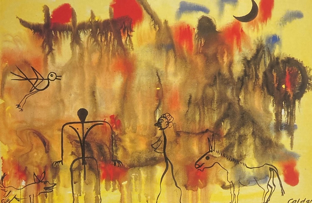 Alexander Calder, Couple in the Night