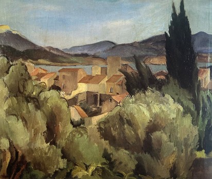 Paysage à la Côte d'Azur