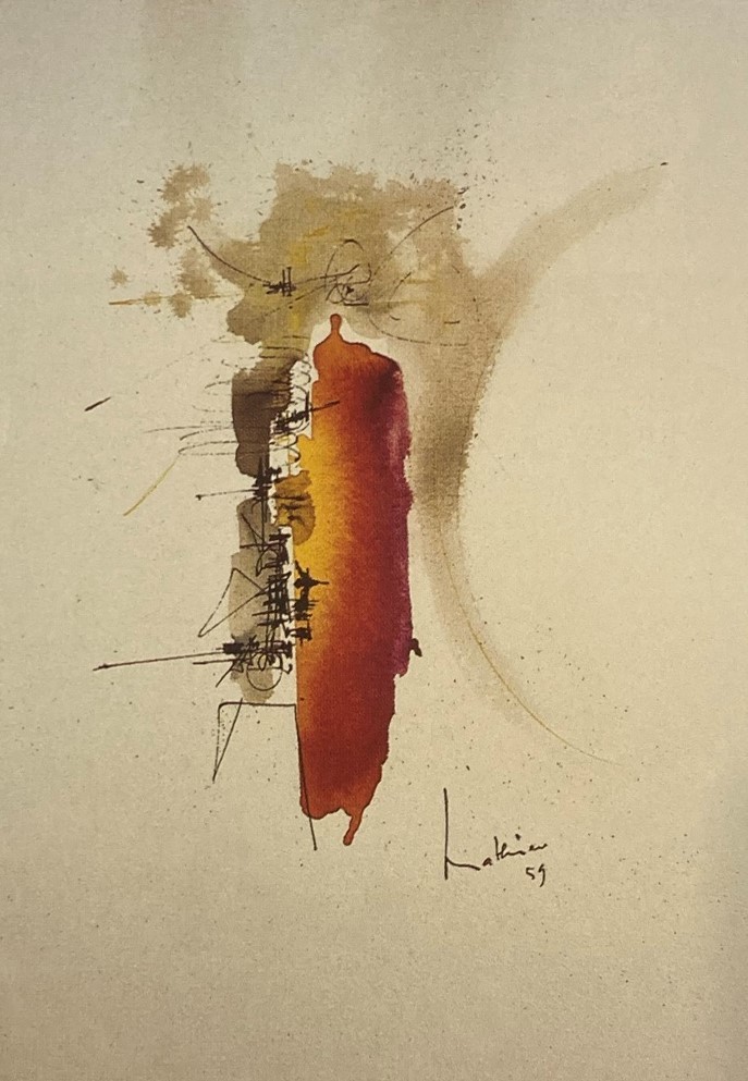 Georges Mathieu, Composition, 1959