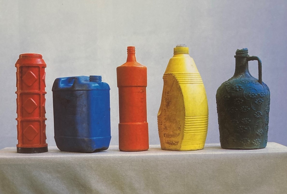 , Five Standing Bottles, 1980