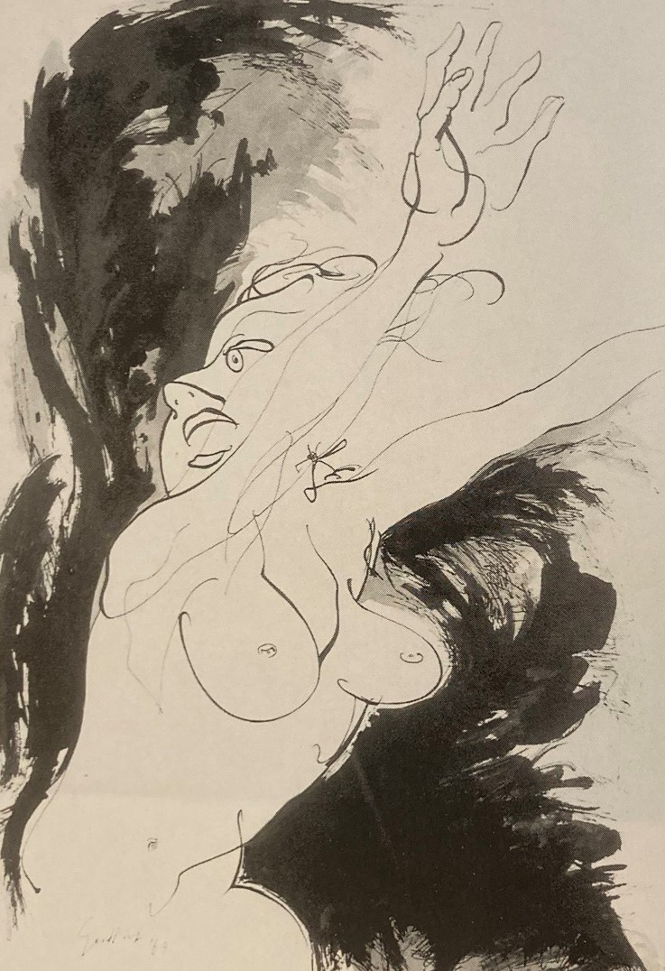 Renato Guttuso, Donna, 1969