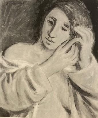 Femme se coiffant, 1938