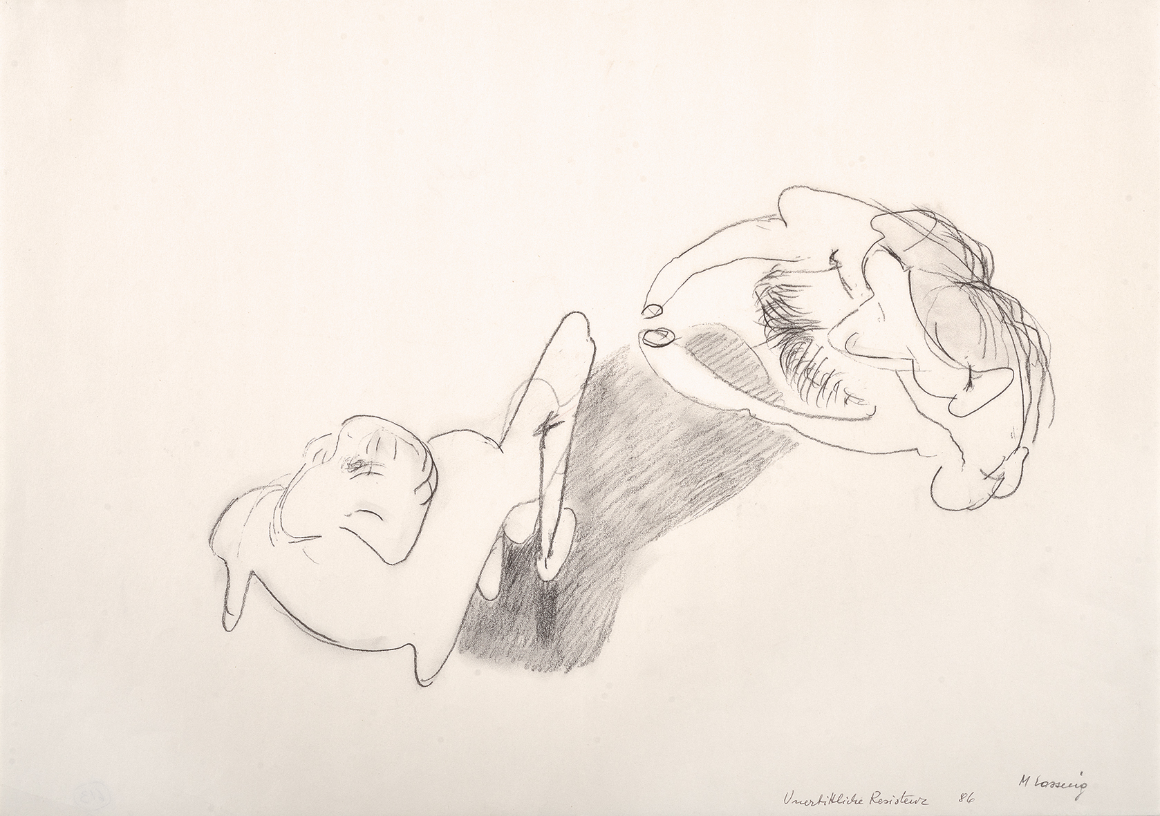 Maria Lassnig, Unerbittliche Resistenz