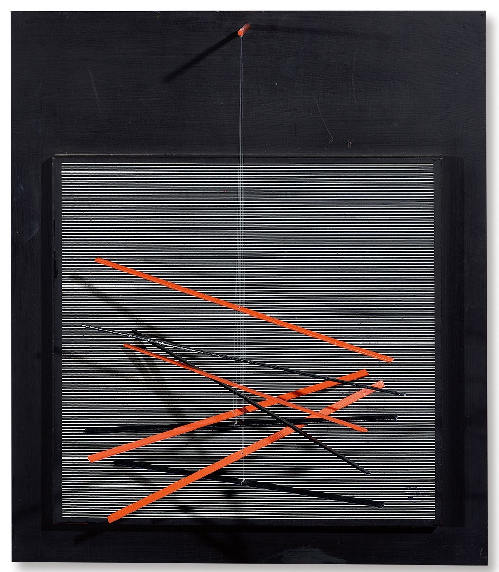 Jesús Rafael Soto, Petite vibration brique et noire