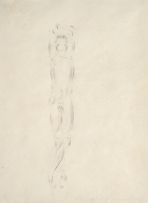 Knabe mit erhobenen Armen (Boy with Raised Arms)