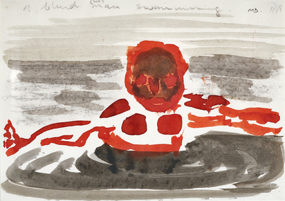 A Blind Man Swimming