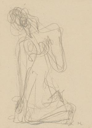 Femme agenouillée