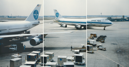 Folder. Triptych - Airport, 1987
