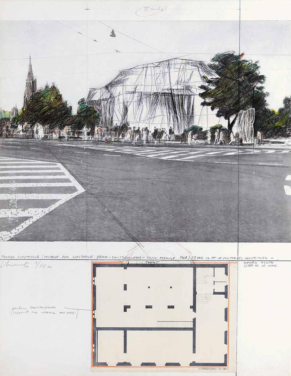 Christo, Packed Kunsthalle Bern