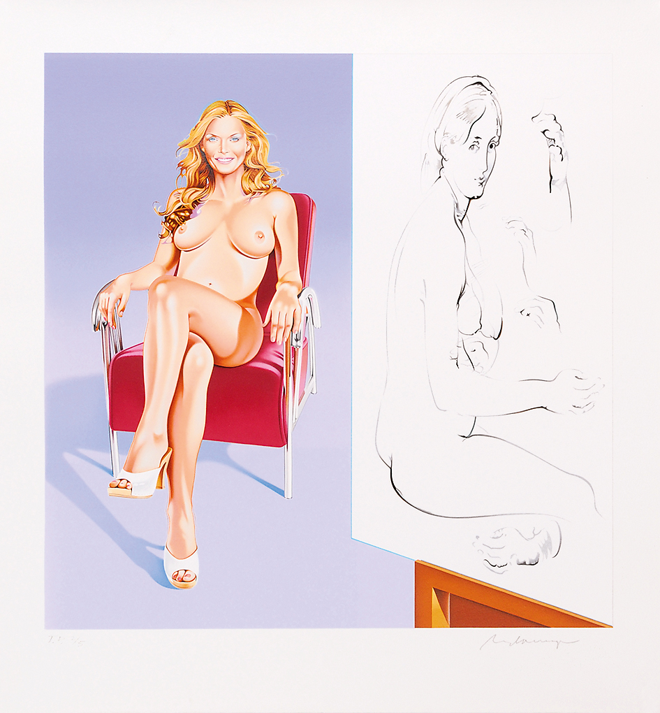 Mel Ramos, Drawing Lesson
